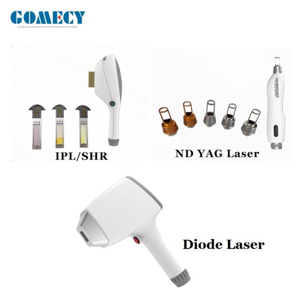 Super model new design 4 in 1 Nd Yag Tattoo Removal diode laser IPL skin rejuvenation beauty machine