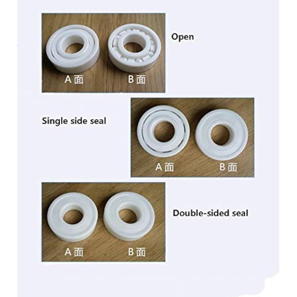 Deep Groove Ball Structure Full Ceramic Bearings 608 for Low Maintenance Requirements