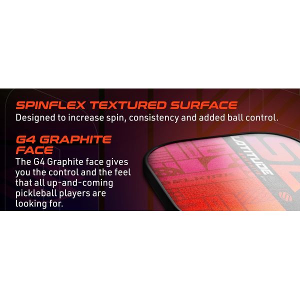 Custom Lightweight SLK Latitude 2.0 Pickleball Paddle G4 Graphite Pickleball Paddle Face