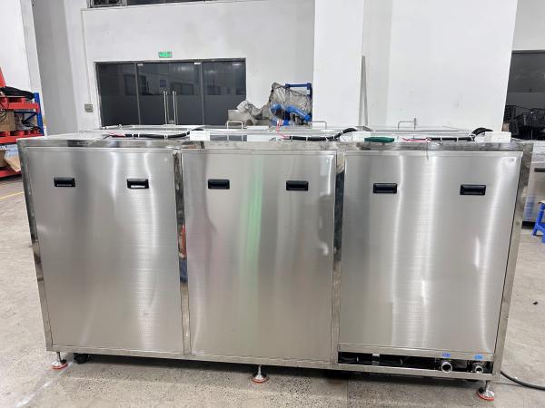 28KHZ 40KHZ Ultra Sonic Washer Four Tank Ultrasonic Bath Machine Customization Supported