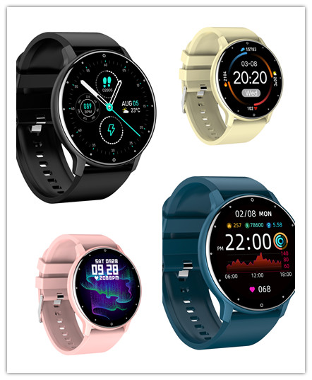 Touch Screen Heart Rate Blood Oxygen Smart Watch 200mAh Health Care Watch