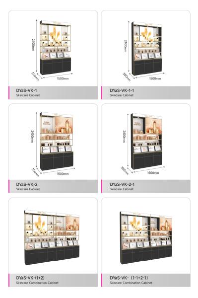 Cosmetic Shop Furniture Elegant and Functional Display Rack Designed for Beauty Boutique Skincare Store Decoration