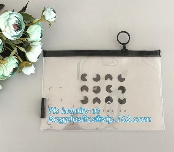 zipper pouch clear vinyl pouch clear slider bags, slider zipper pvc pouch clear vinyl pvc k bags, hanger hole/pouc