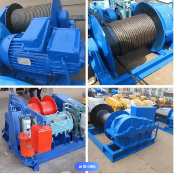 75-ton Metal Steel Marine Hydraulic Winch With Standard Hydraulic Station