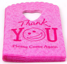 Белые мешки ручки для ходить по магазинам, подгонянный упаковывать пластичных мешков PE логоса