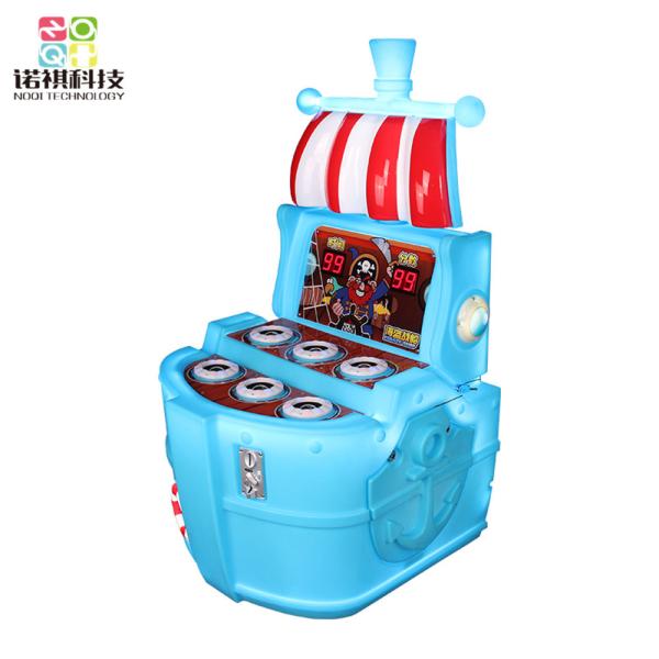 Plastic housing Crazy Frog Hammer Hitting Game Machine for kids and 2 Players