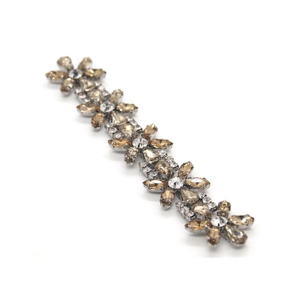 135mm*22mm Customized Women Shoe Tassel Chain Nickel / Black / Gold Color