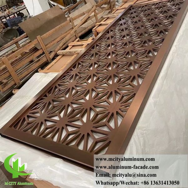 Partie métallique coupée au laser Partie en aluminium Partie de salle d'écran