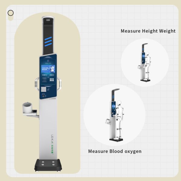 Medical Health Measurement Equipment Electric Digital Height and Weight Scale G.W 43kg