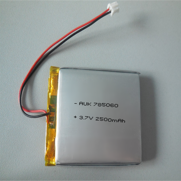 1C 3.7V 2500mAh перезаряжаемая батарея липо для защиты от перенапряжения