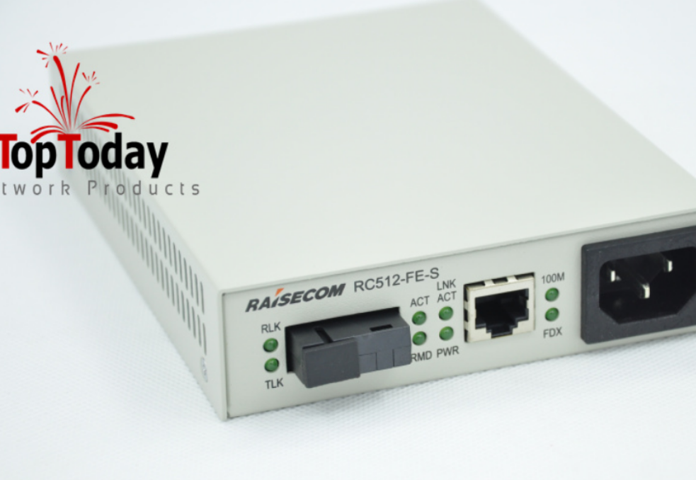Single Mode Dual Fiber Transceiver Raisecom 25KM 100M Photoelectric Converter
