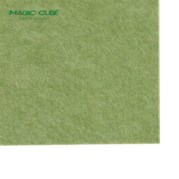 Fireproof Sound Absorbing Polyester Fiber Board Colorful 9mm Thickness