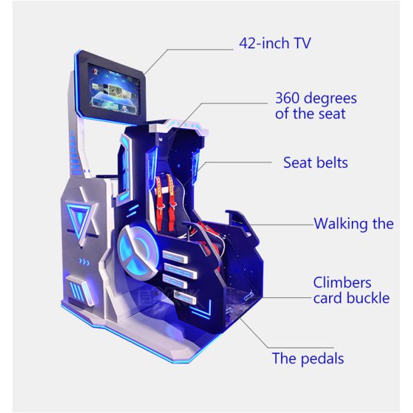 360 Degree Aircraft Cool Appearance 9d Motion Vr Chair for Commercial Cinema