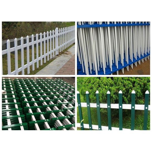 Powder Coated Metal Garden Fence Panels Decorative With 0.3-6m Length