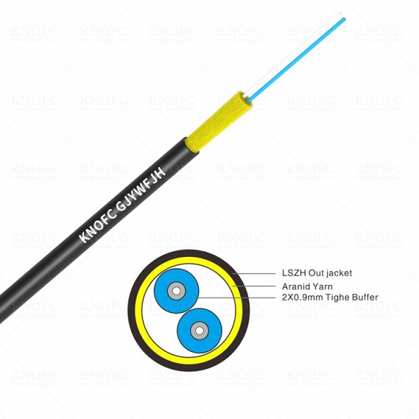 G652D 2 Core Armoured Cable GJYWFJH FTTA Optic Fiber Cable