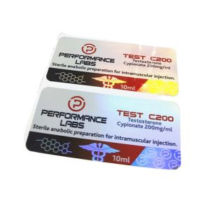 película 10ml Vial Labels With Glossy Varnishing del ANIMAL DOMÉSTICO del laser de los 6x3cm