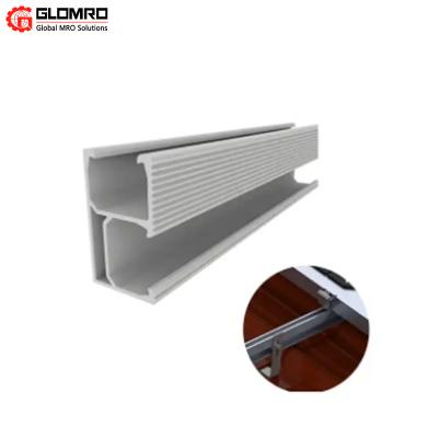Ground Roof Solar Panel Aluminium Rail For Solar Panel Mounting