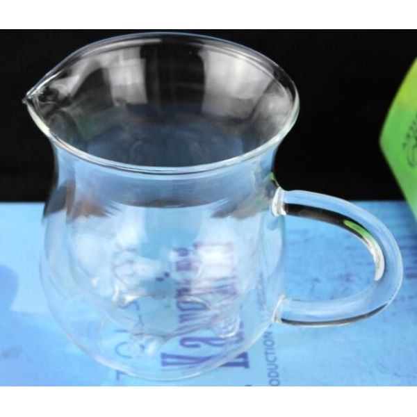 Heat Resistance Double Wall Coffee Milk Tea Beer Glass Cup Clear Kongfu Tea Cup Transparent Cupware Drinkware Home Gift