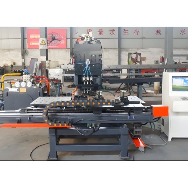 Gusset Plate Processing BNCZ100 CNC Plate Punching And Drilling Machine Heavy Plate Hole Making