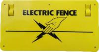 Cerca elétrica Warning Sign dos PP