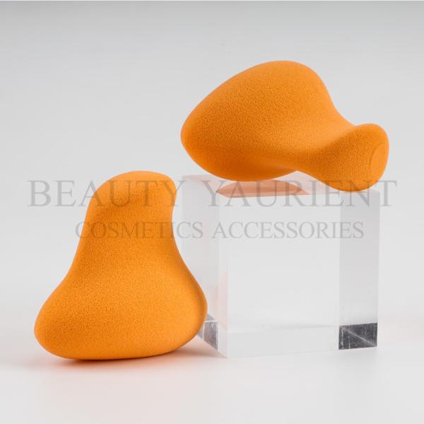 Patented Iron Shape Daily Powder Makeup Puff Sponge PU Materials