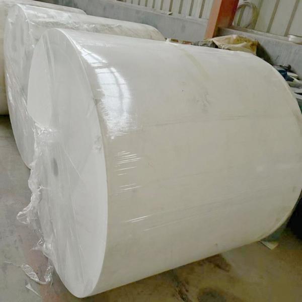 Long Filament Polyester Asphalt Cloth / White 100% Polyester Felt Fabric