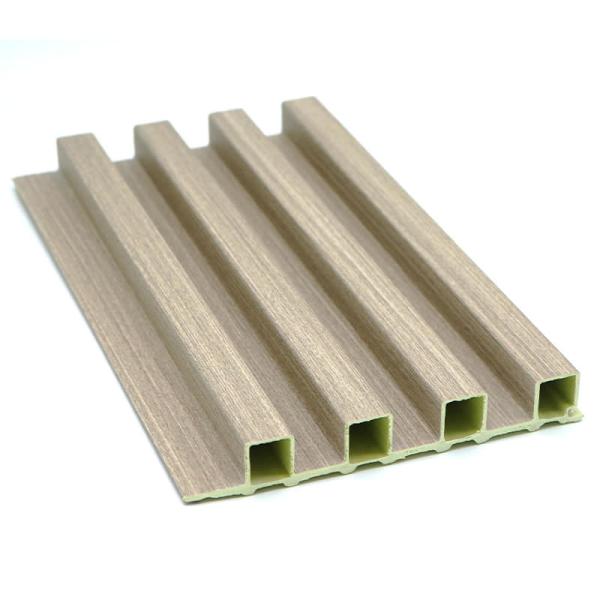 White PVC Wood Effect Indoor Fluted Wall Panel Marmol Decoration Panels for Interior Home Hotel Wall