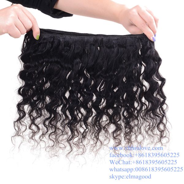 Machine double wholesale virgin hair loose wave