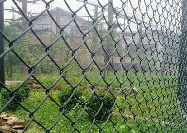 Plastic Coated Chain Link Fence Mesh Fencing 50 X 50mm 1.5m