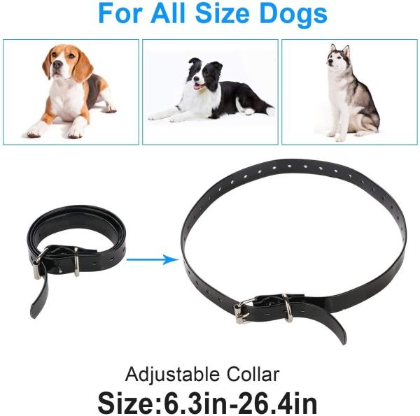 PU Plastic Strap Band Buckle 	Waterproof Dog Collars 3/4 Compatible With Garmin Dogtra Sport Dog