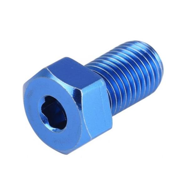 Círculo de fijación inversa personalizado para cerrar la tuerca Círculo de acero al carbono Círculo de zinc azul Conjunto hexagonal