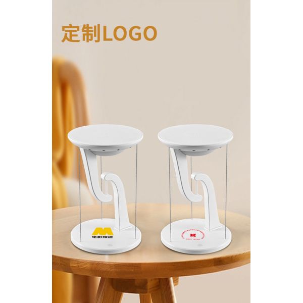 Легкое беспроводное зарядное устройство с складной конструкцией, световой и хранилищной функцией, выход 9В/3А