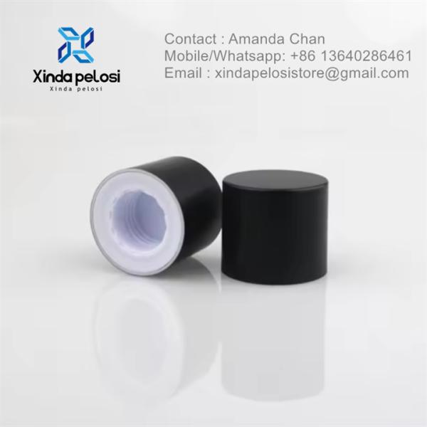 Preço da fábrica Alumínio liso de cor personalizada Shell Dispensador de disco de plástico Top Cap para venda