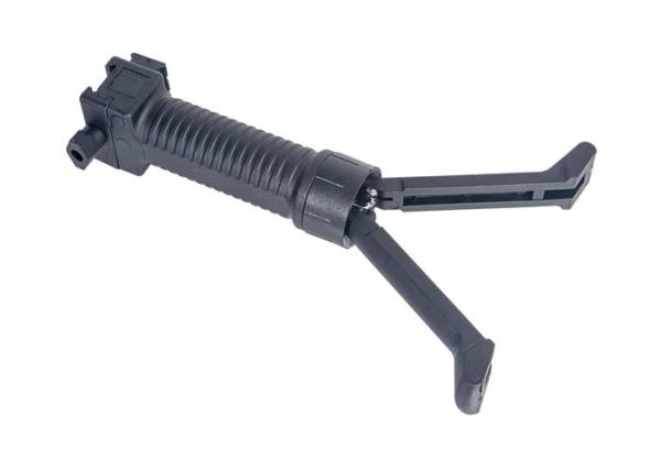 Outdoor Hunting Tactical Vertical Fore Grip with Retractable Bipod and Picattinny Weaver Rail