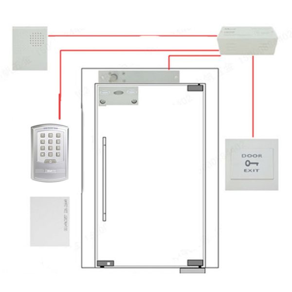 Биометрическая система Wiegand EMID контроля допуска RFID с электрическим замком