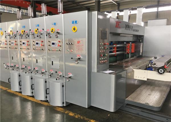 Planetary Gear Structure Flexo Printer Slotter / Carton Box Packing Machine