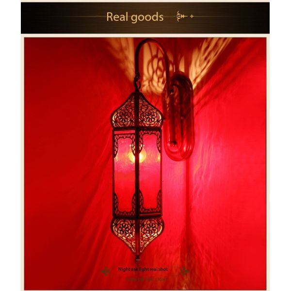 Lumières murales en cuivre ancien à LED de couleur