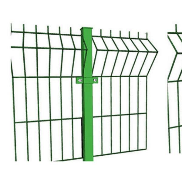 Square Hole Welded Wire Mesh Fence Panels Security Fencing Perimeter Wall 3d Curved