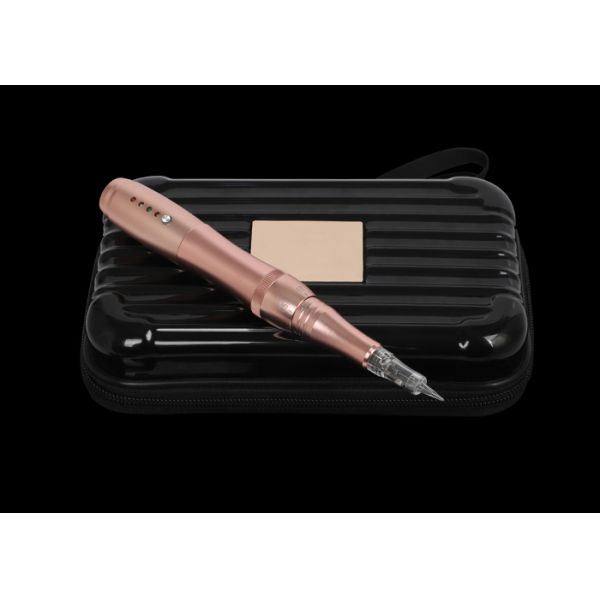 Ручка машины татуировки золотого розового макияжа CE беспроводная для постоянного макияжа