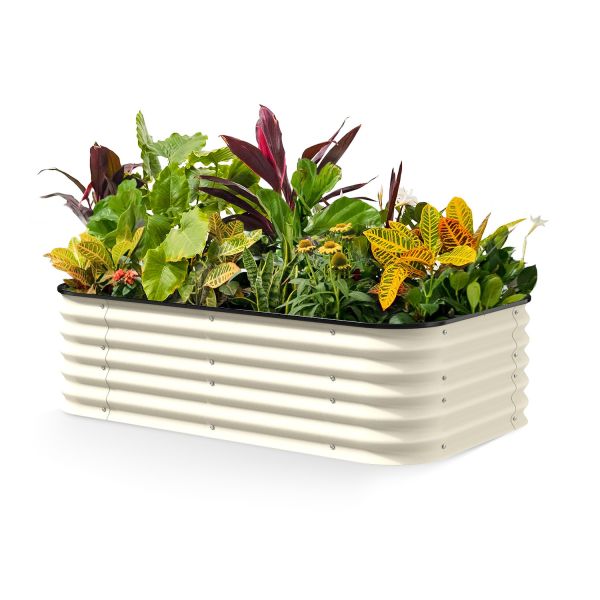 5*3.5*1.5 Ft Modular Metal Raised Garden Bed Kit For Vegetables Bottomless