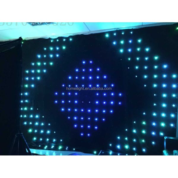 Customized LED Vision Cloth SMD5050 RGB3in1 LED Vision Curtain