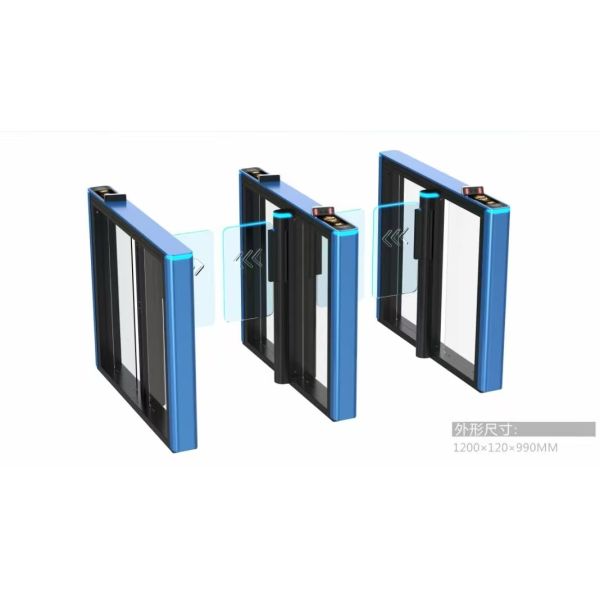 Robust Automatic Swing Barrier Featuring Anti Corrosion Coating Perfect for Harsh Environmental Conditions and Long Term