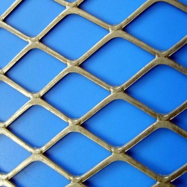 Black Steel Standard Expanded Metal Mesh Grating For Walkway Flooring