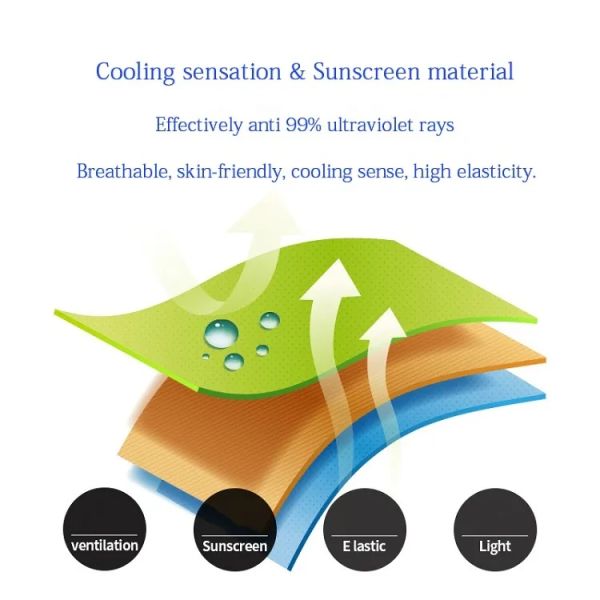 Рукави руки обжатия Lycra полиэстера охлаждая задействуя для солнцезащитного крема на открытом воздухе спорт