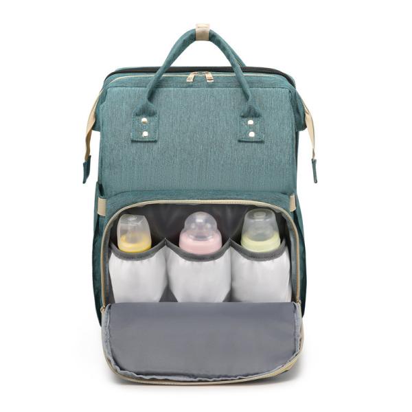 Unisex Solid 3 In 1 Baby Diaper Backpack 30~40L Oxford