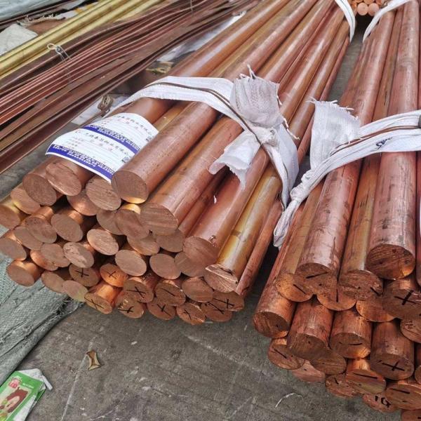 Barras redondas de cobre ASTM C10200 C11000 C10100 C110 Diâmetro 4-300 mm