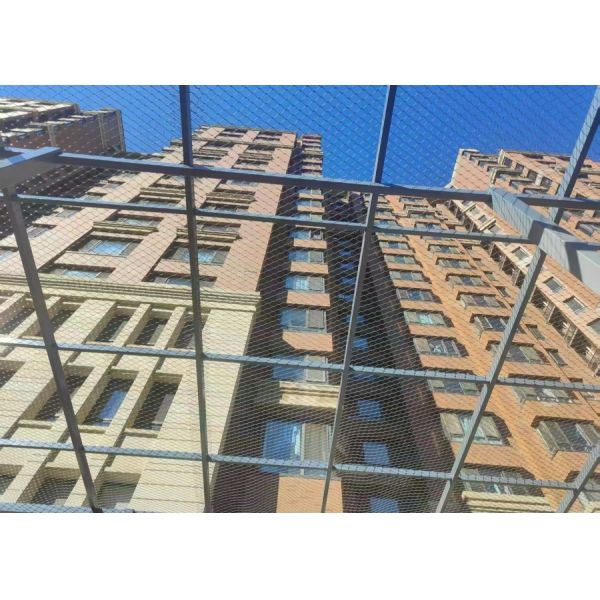 SS304 Rope Mesh High Security Anti Cut Net For Balcony And Landscape Protection