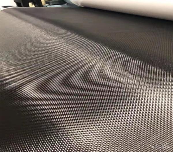 Twill Weave Lightweight Carbon Fiber Cloth Fatigue Resistance 50m  - 100m Length