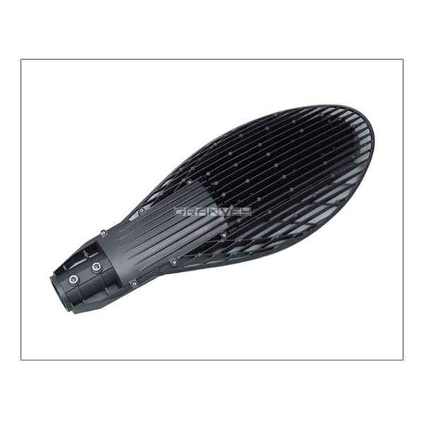 Black / Grey Housing Led Street Lamp 3pcs Bridgelux Epistar Chip For 60mm Pole