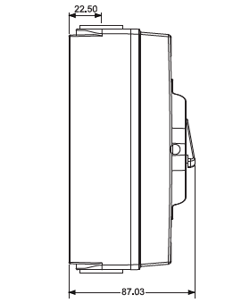 Ukf2 1P 35A Two Platic Screw Enclosure Weatherproof Switch Socket With 2- Row Copper Tube